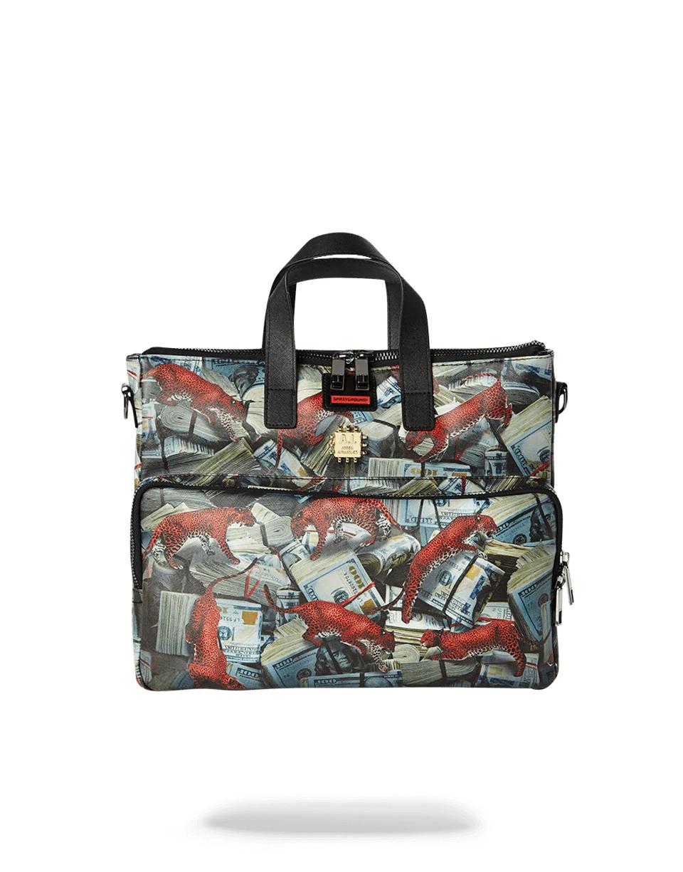 Sprayground Classic | RED LEOPARD MONEY TRAVEL CASE