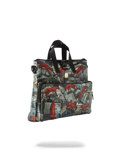 Sprayground Classic | RED LEOPARD MONEY TRAVEL CASE