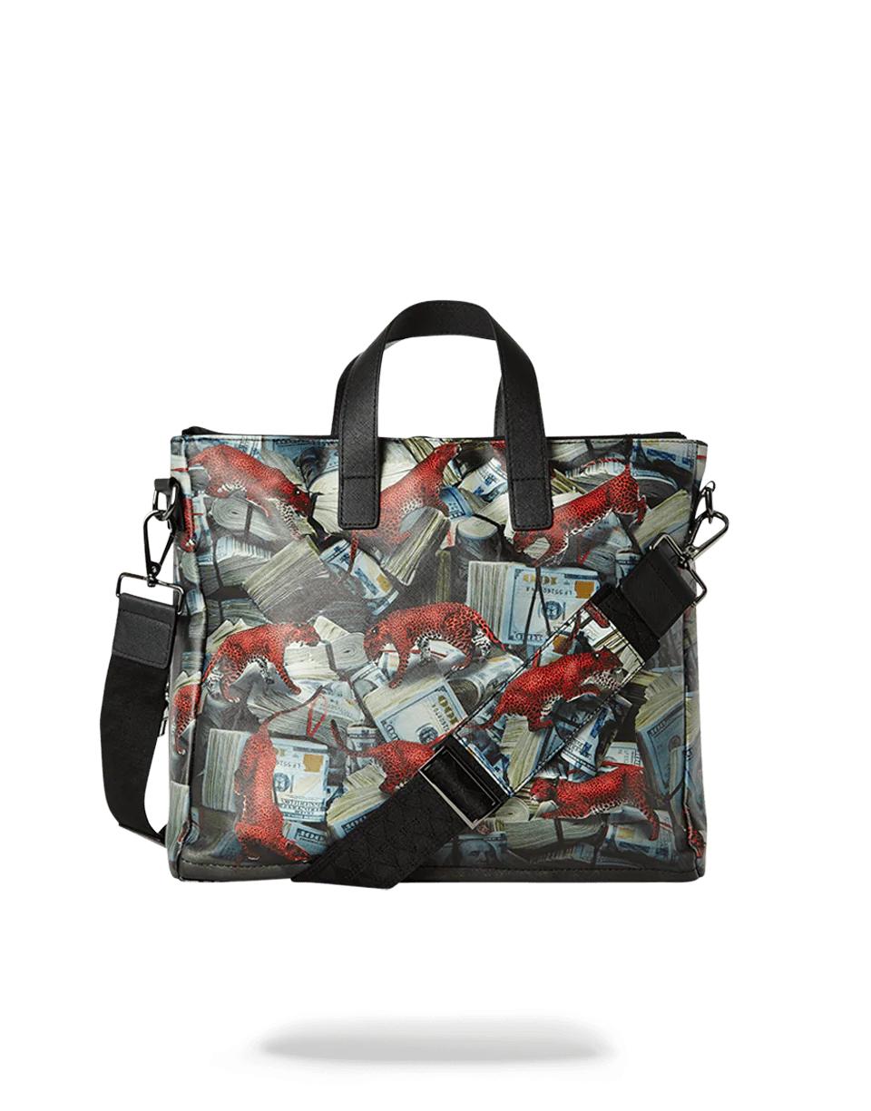 Sprayground Classic | RED LEOPARD MONEY TRAVEL CASE