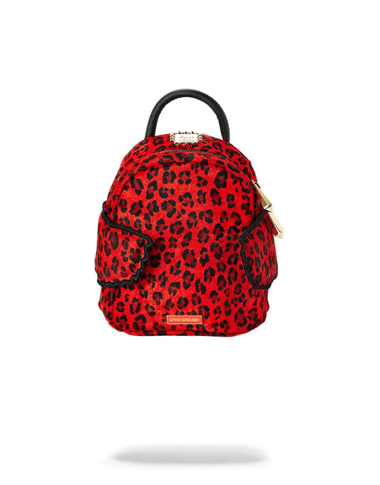 Sprayground Premium | RED LEOPARD ANGEL (PONY HAIR)
