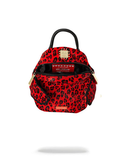 Sprayground Premium | RED LEOPARD ANGEL (PONY HAIR)