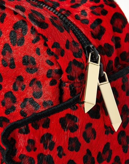 Sprayground Premium | RED LEOPARD ANGEL (PONY HAIR)