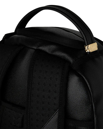 Sprayground Exclusive | GOLD BRICK DRIP BLACK BACKPACK