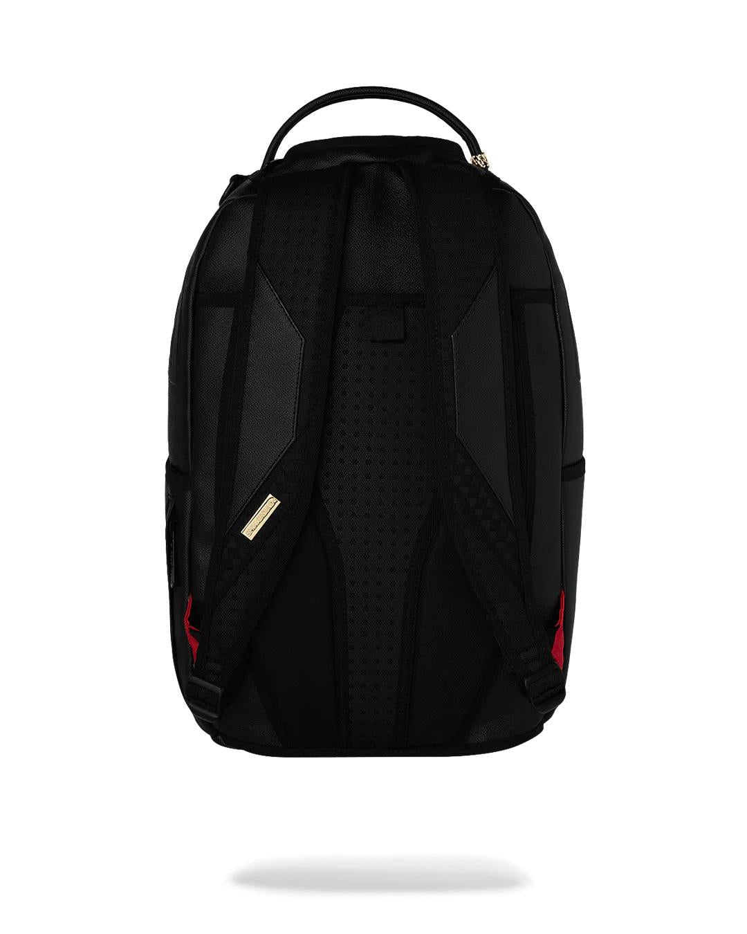 Sprayground Exclusive | GOLD BRICK DRIP BLACK BACKPACK