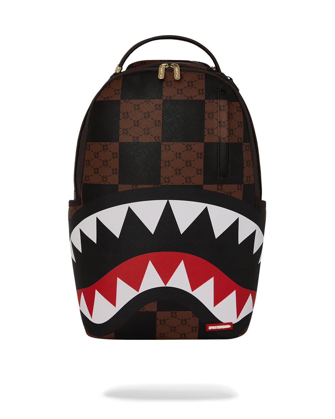 Sprayground Essential | THAT BIG CHECK SHARK BACKPACK