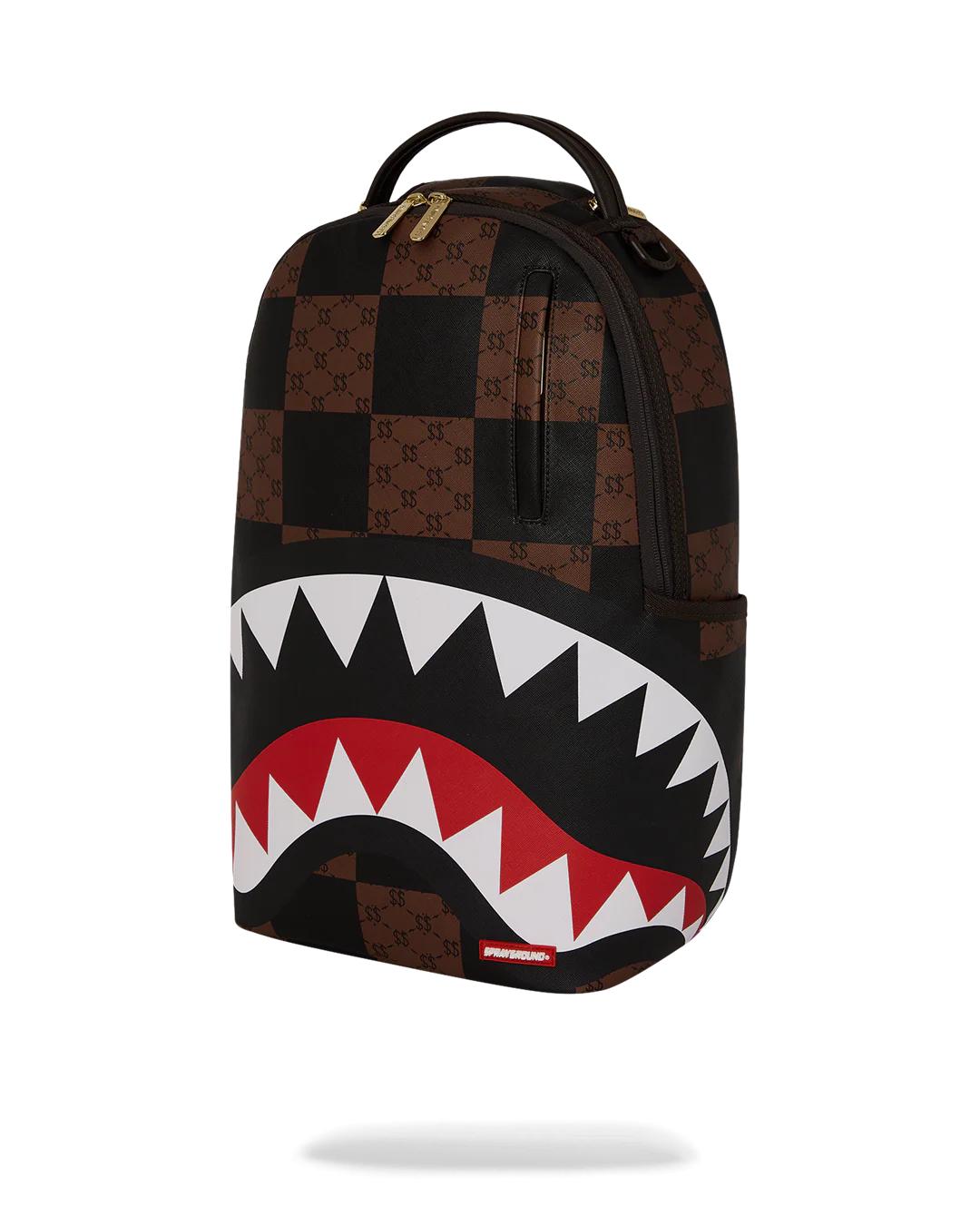 Sprayground Essential | THAT BIG CHECK SHARK BACKPACK