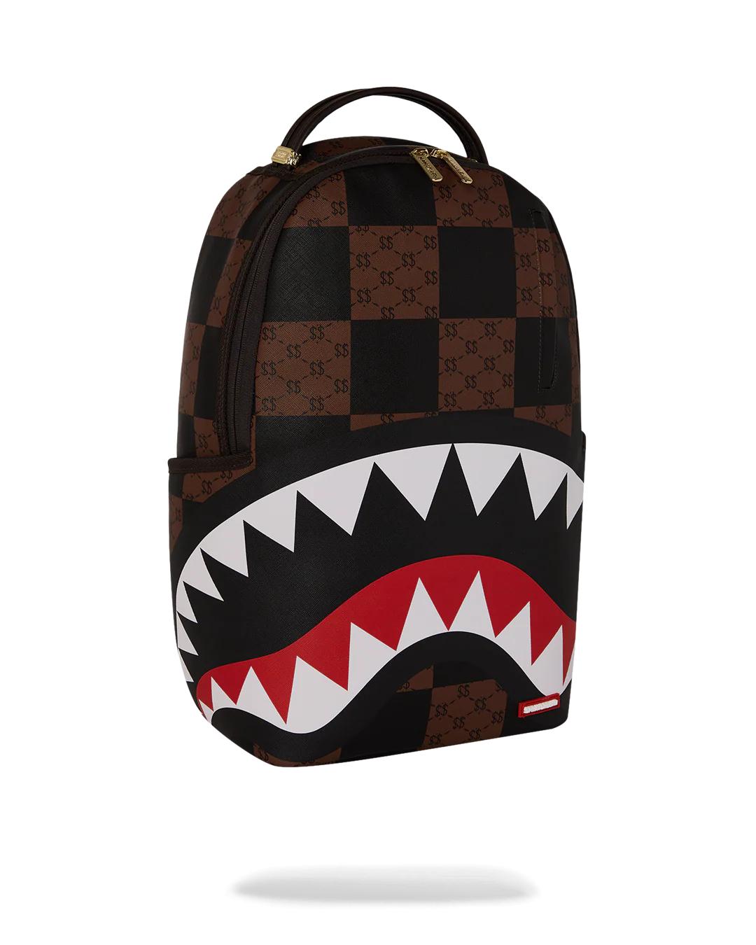 Sprayground Essential | THAT BIG CHECK SHARK BACKPACK