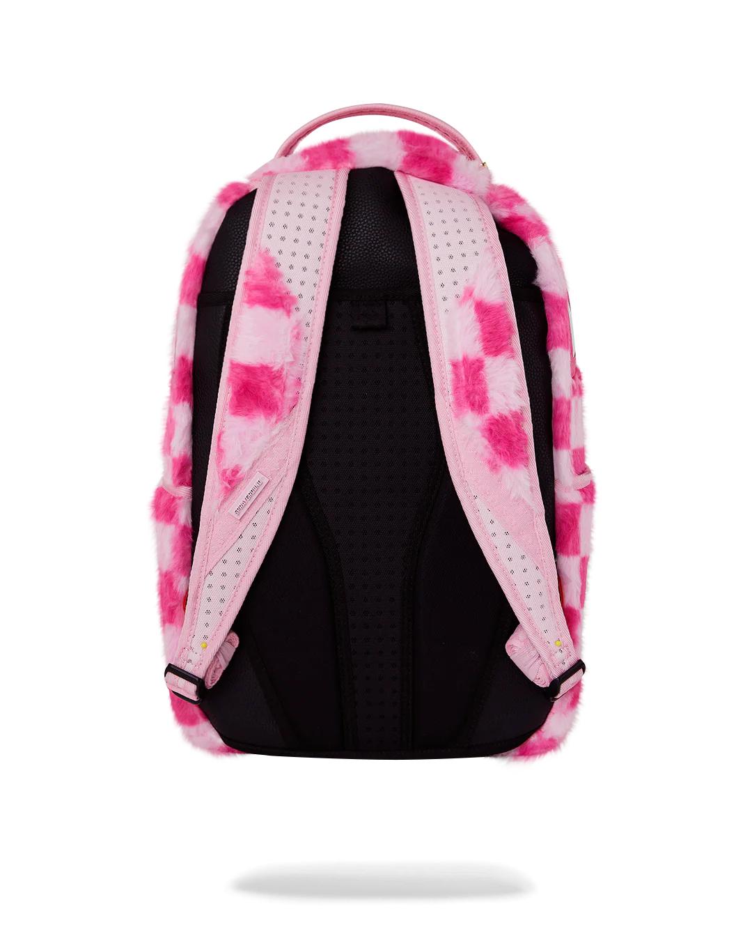 Sprayground Exclusive | FURZILLA SHARK (PINK CHECK) BACKPACK