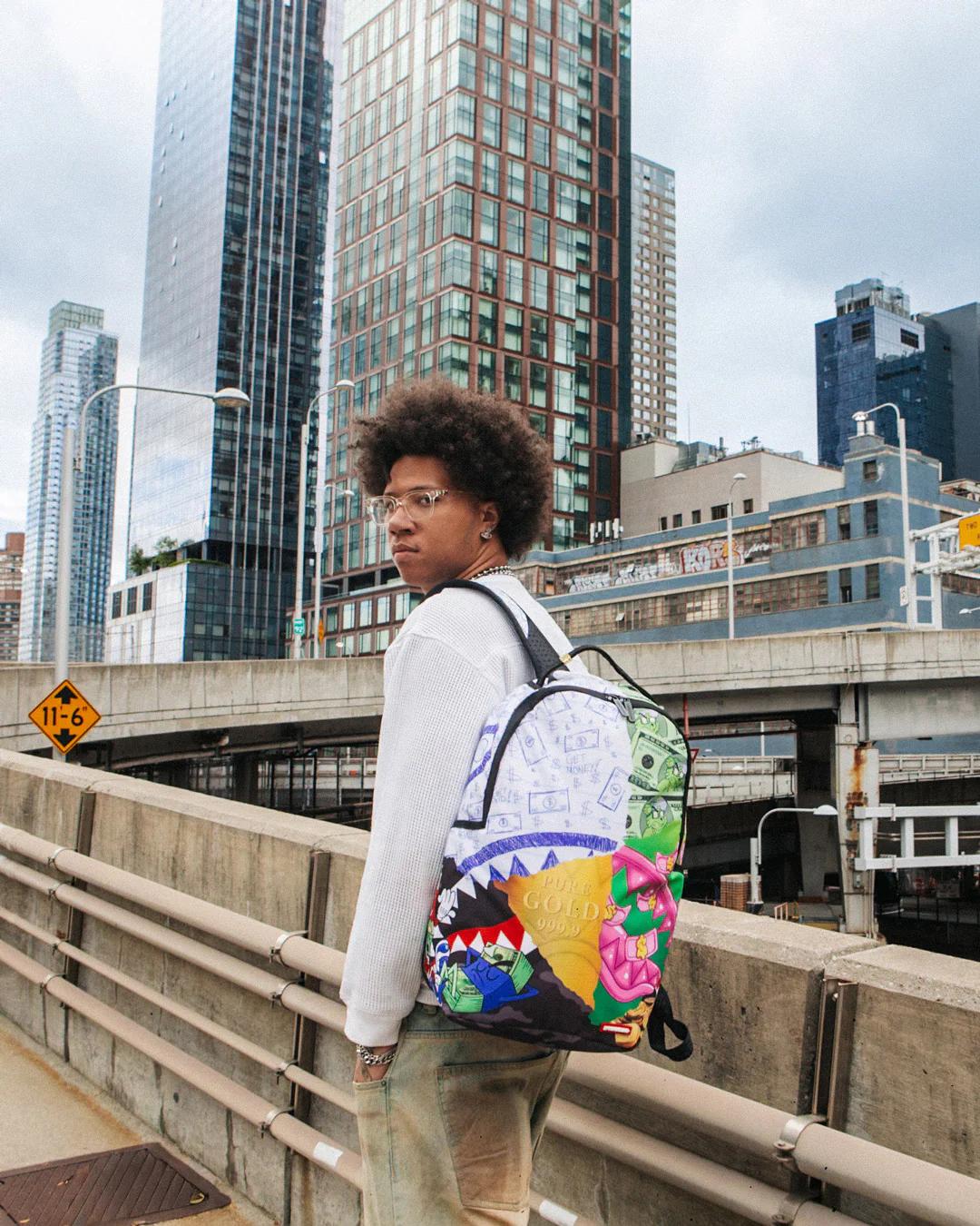 Sprayground Essential | MEAN MONEY COLLAGE BACKPACK