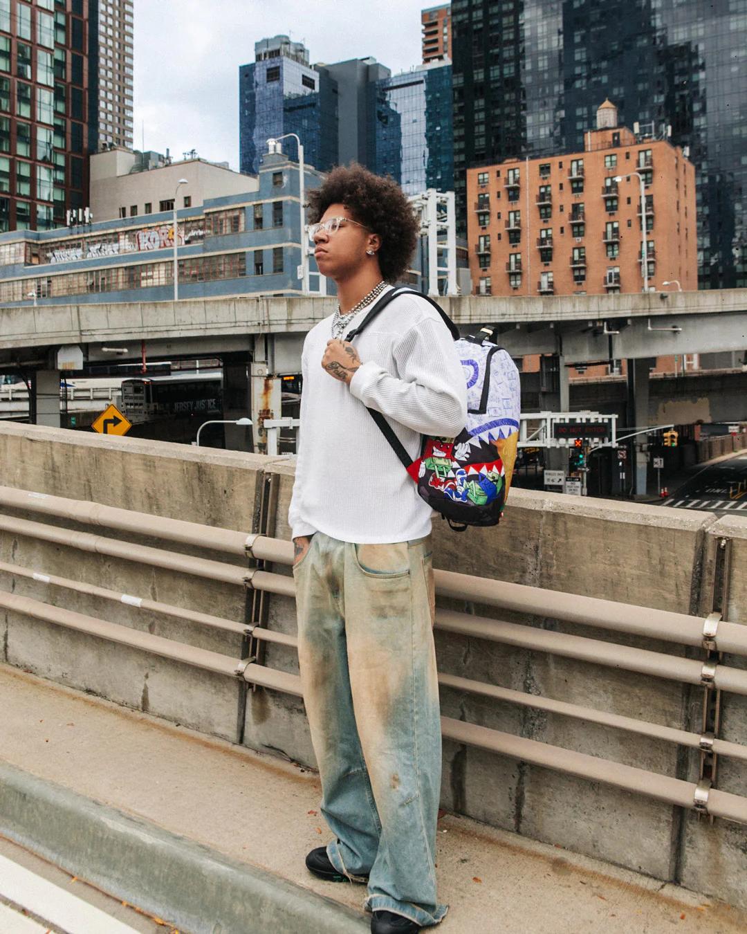 Sprayground Essential | MEAN MONEY COLLAGE BACKPACK