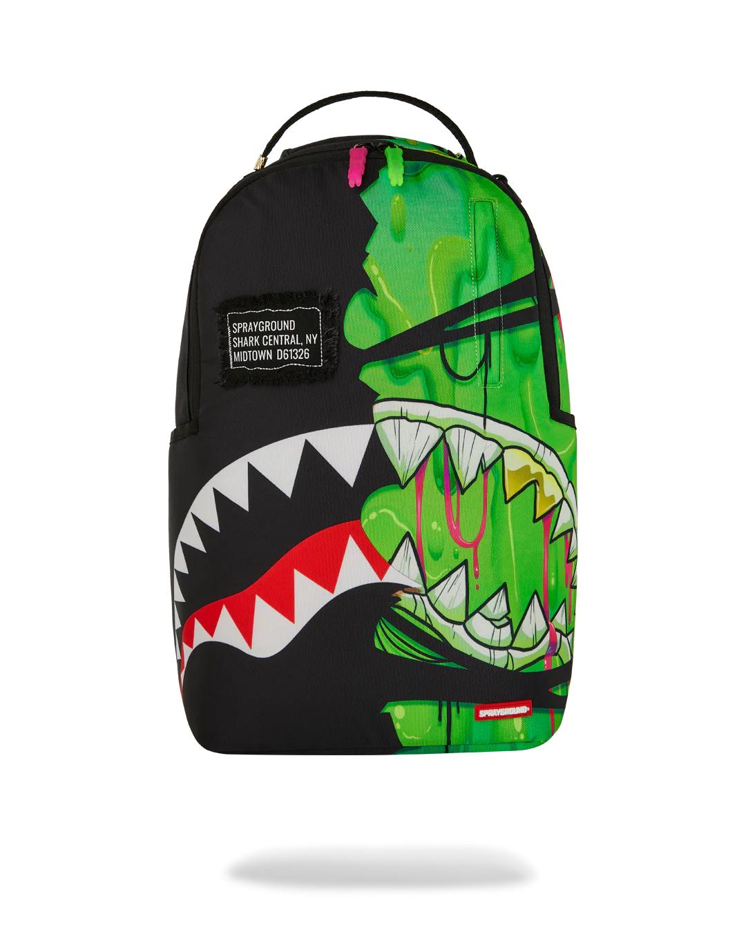 Sprayground Premium | ZOMBIE OOZE SHARK CENTRAL BACKPACK