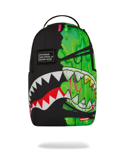 Sprayground Premium | ZOMBIE OOZE SHARK CENTRAL BACKPACK