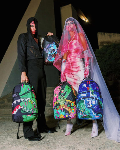 Sprayground Premium | ZOMBIE OOZE SHARK CENTRAL BACKPACK