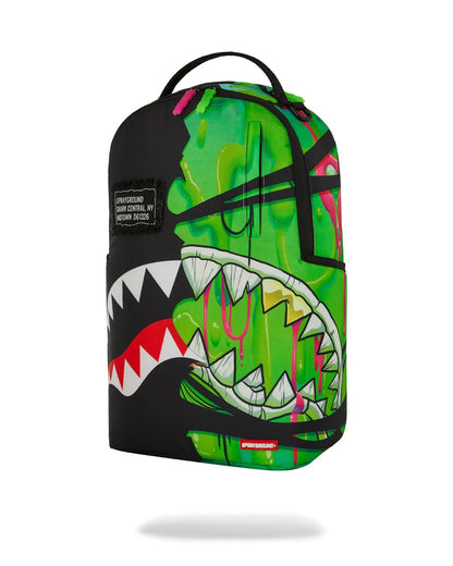 Sprayground Premium | ZOMBIE OOZE SHARK CENTRAL BACKPACK