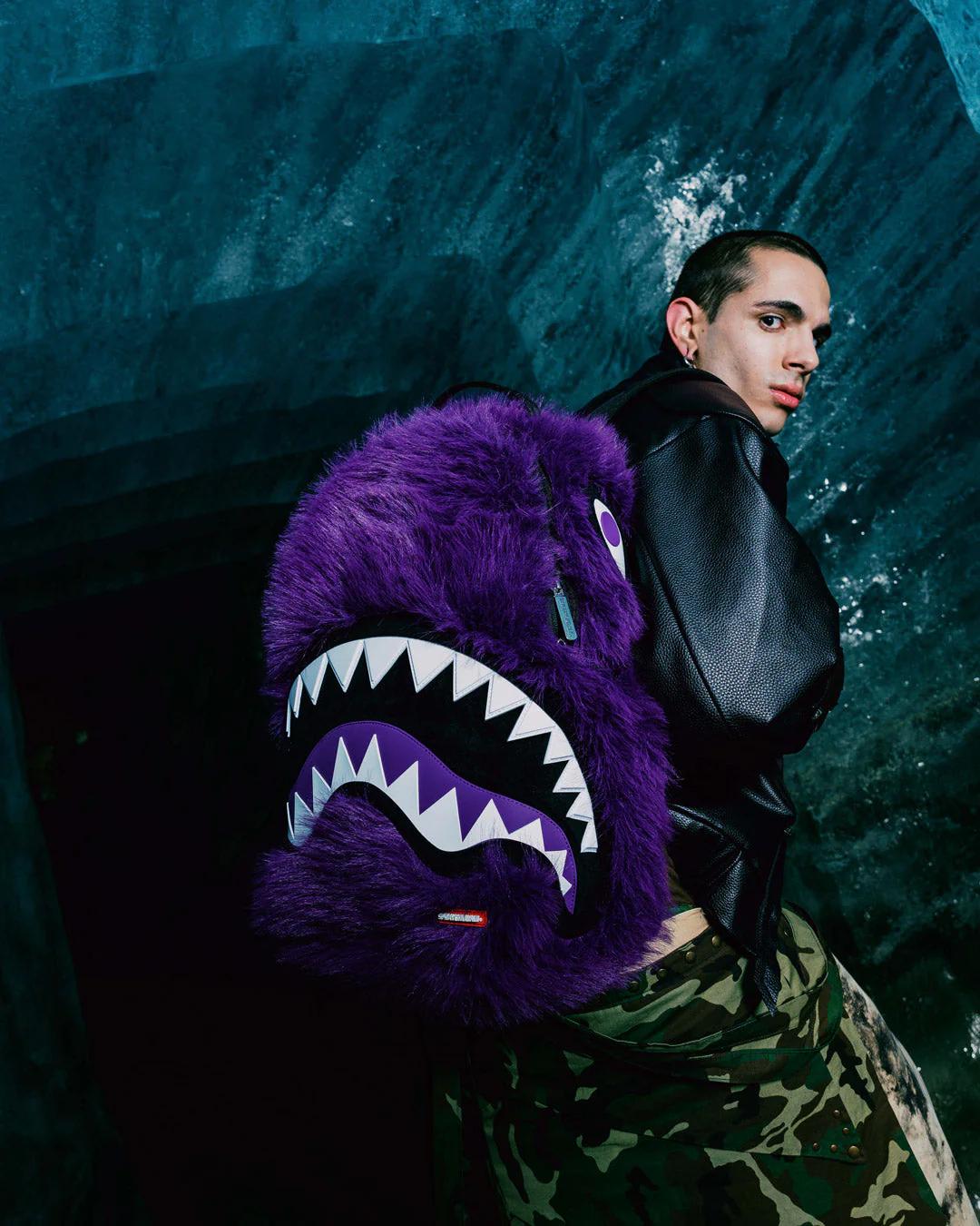 Sprayground New | FURZILLA SHARK (PURP) BACKPACK