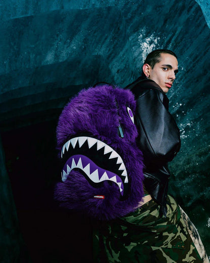 Sprayground New | FURZILLA SHARK (PURP) BACKPACK