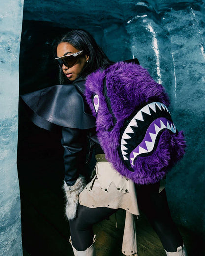Sprayground New | FURZILLA SHARK (PURP) BACKPACK