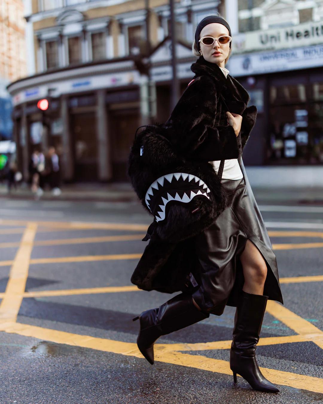 Sprayground Featured | FURZILLA SHARK (NIGHT) BACKPACK
