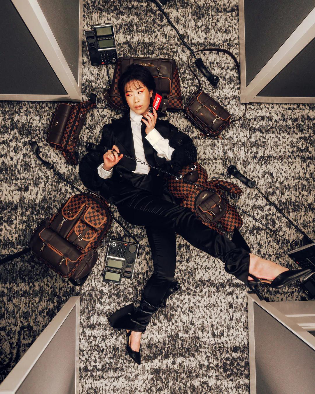 Sprayground Exclusive | CHECKMATE ROYALE CARGO CROSSBODY