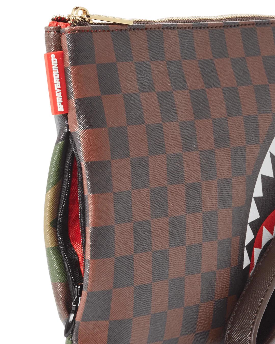 Sprayground Best Seller | CHECKS IN CAMOFLAUGE CROSSOVER CLUTCH