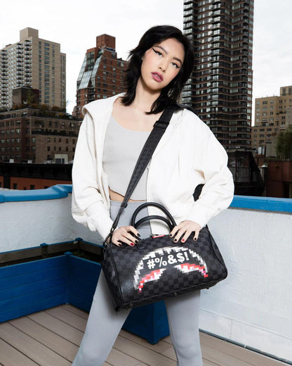 Sprayground Essential | WHAT THE BEEP' SHARK MINI DUFFLE
