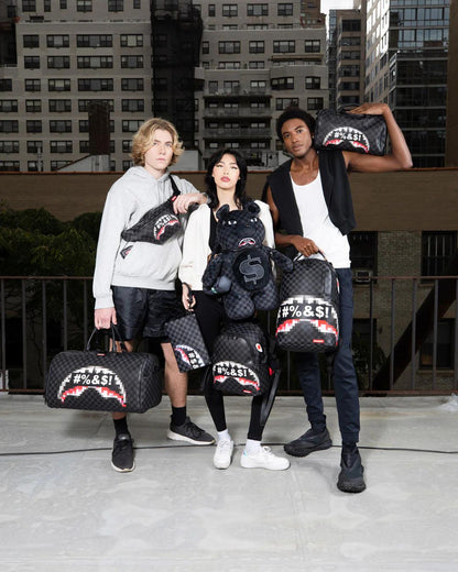 Sprayground Premium | WHAT THE BEEP' SHARK DUFFLE