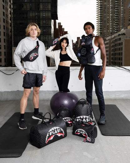 Sprayground Premium | WHAT THE BEEP' SHARK DUFFLE
