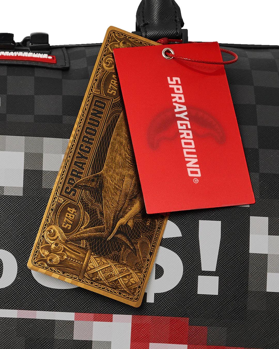 Sprayground Premium | WHAT THE BEEP' SHARK DUFFLE