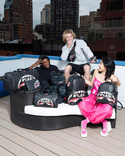 Sprayground Premium | WHAT THE BEEP' SHARK DUFFLE