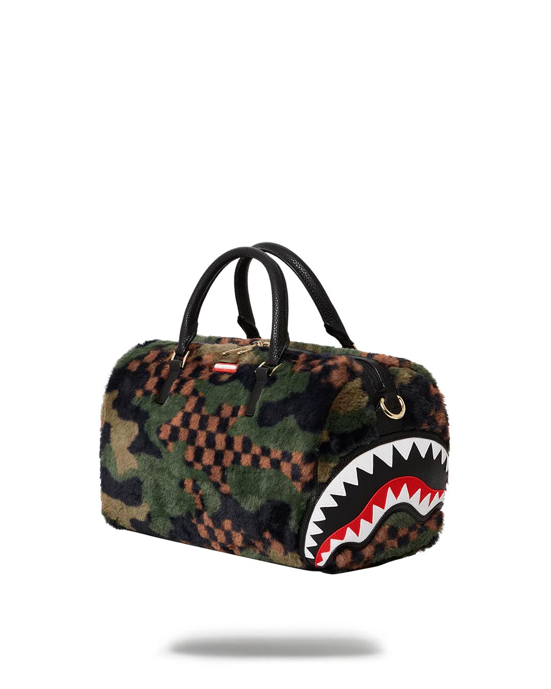 Sprayground Best Seller | BIG SKY FUR SHARK MINI DUFFLE