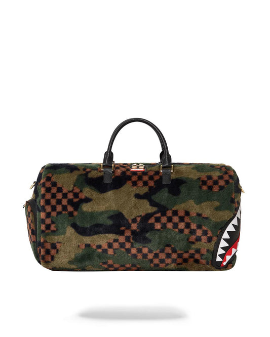 Sprayground Recommended | BIG SKY FUR SHARK DUFFLE