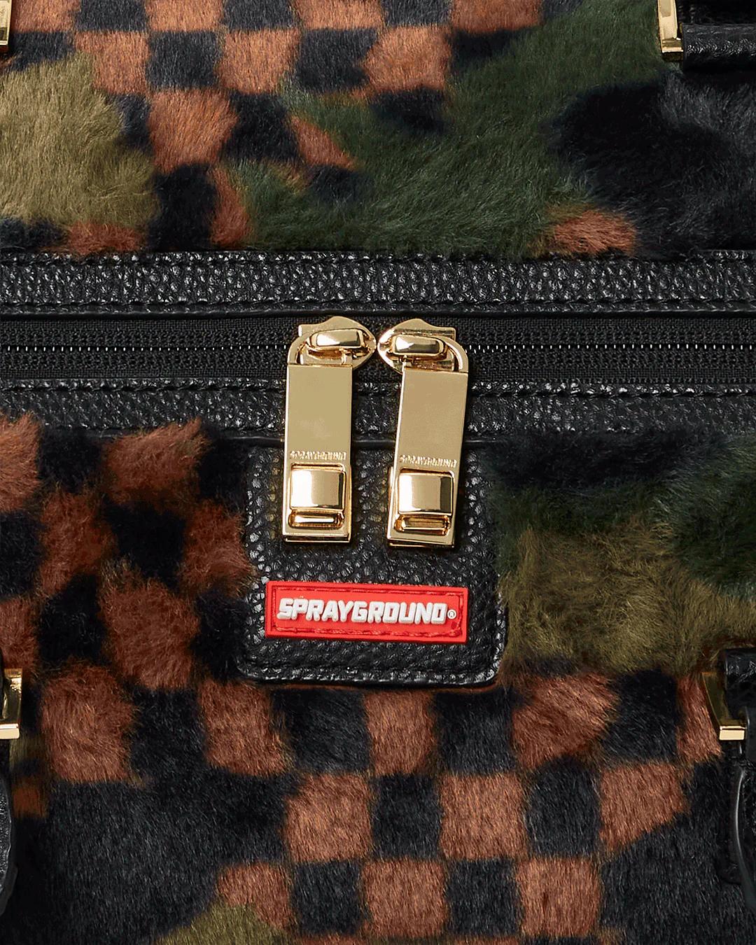 Sprayground Recommended | BIG SKY FUR SHARK DUFFLE