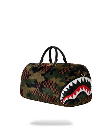 Sprayground Recommended | BIG SKY FUR SHARK DUFFLE