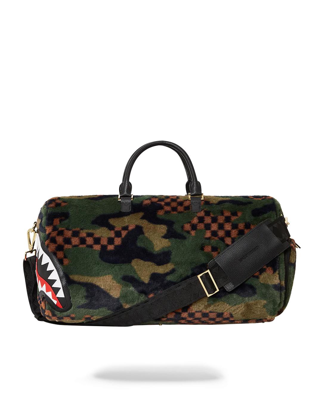 Sprayground Recommended | BIG SKY FUR SHARK DUFFLE