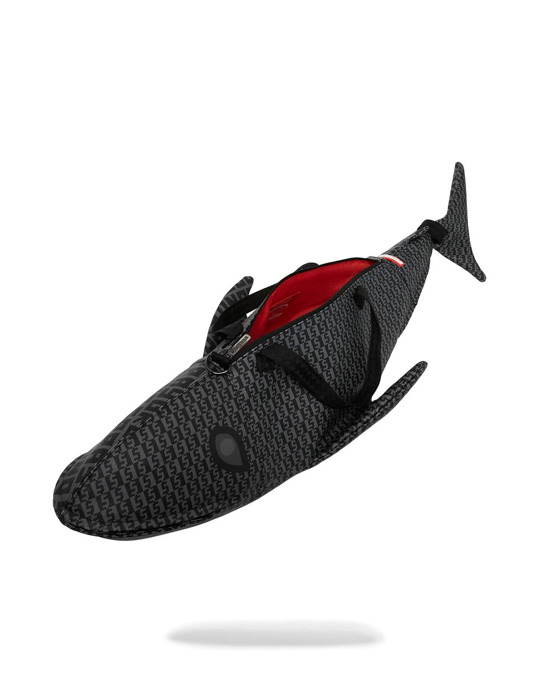 Sprayground Exclusive | SHARKFINITY STEALTH PILOT SHARK SHAPE DUFFLE