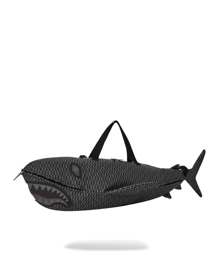 Sprayground Exclusive | SHARKFINITY STEALTH PILOT SHARK SHAPE DUFFLE