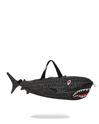 Sprayground Exclusive | SHARKFINITY STEALTH PILOT SHARK SHAPE DUFFLE