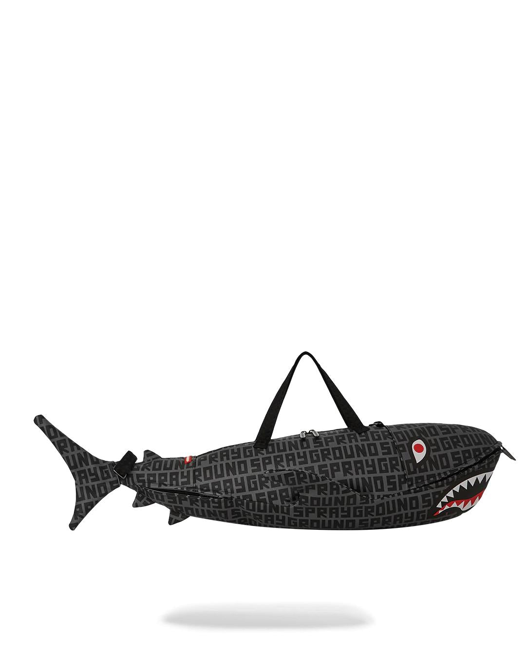 Sprayground Exclusive | SHARKFINITY STEALTH PILOT SHARK SHAPE DUFFLE