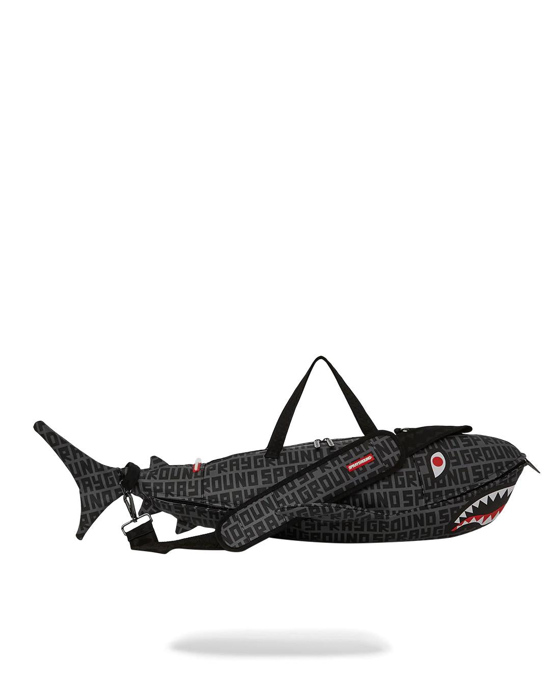 Sprayground Exclusive | SHARKFINITY STEALTH PILOT SHARK SHAPE DUFFLE