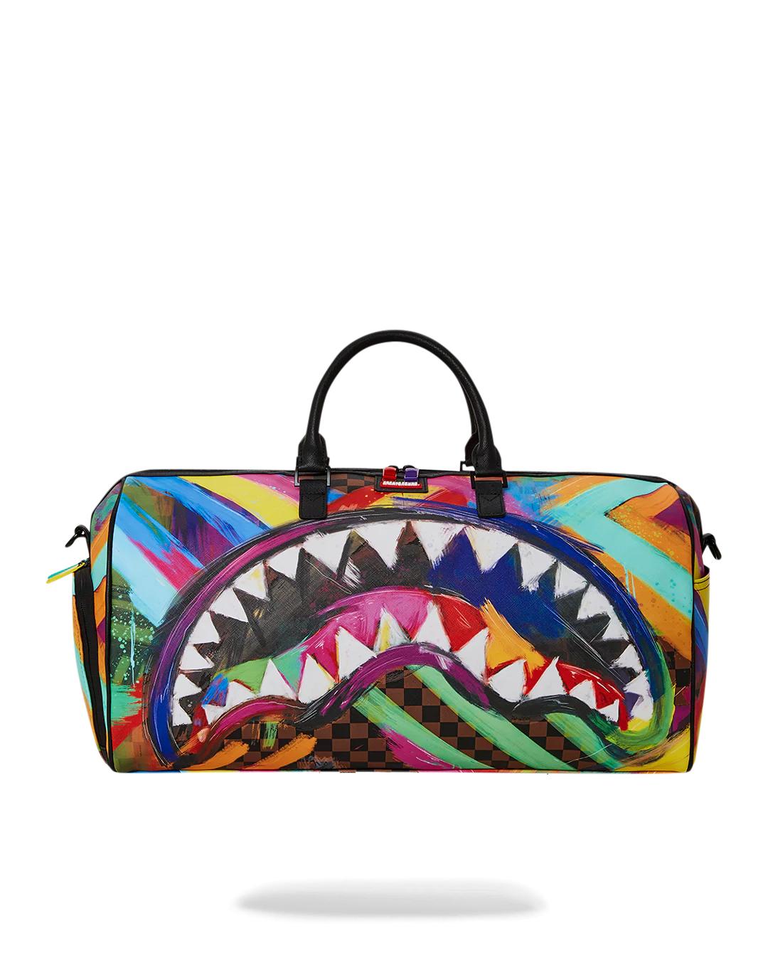 Sprayground Signature | SHARKS IN PARIS CITY STREAKS DUFFLE