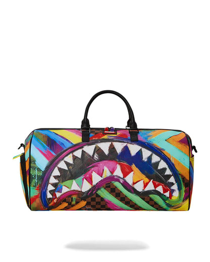 Sprayground Signature | SHARKS IN PARIS CITY STREAKS DUFFLE