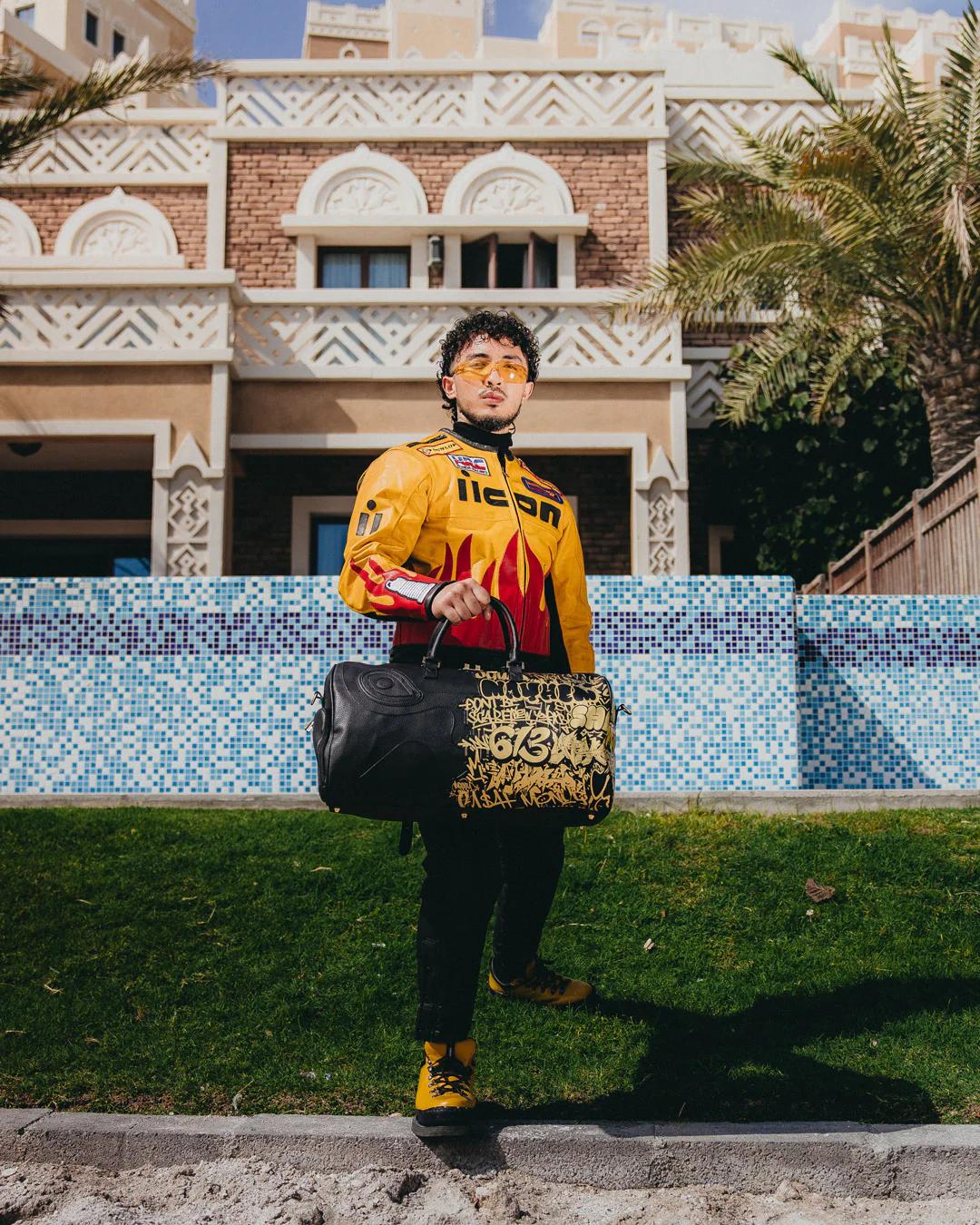 Sprayground New | HALF GRAFF GLIDE LARGE DUFFLE