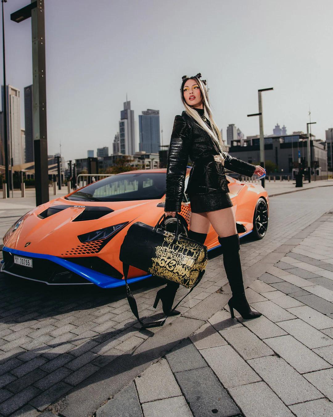 Sprayground New | HALF GRAFF GLIDE LARGE DUFFLE