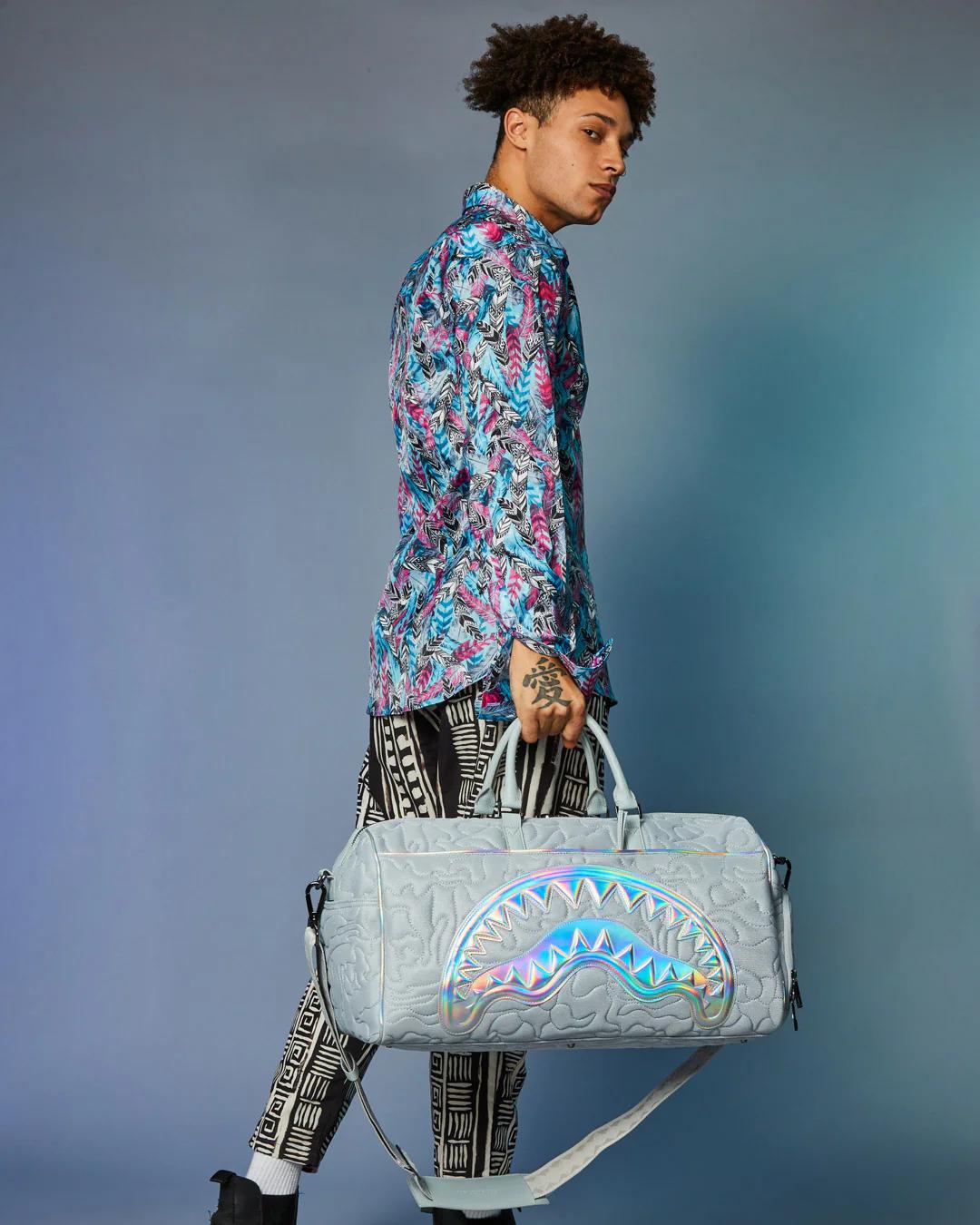 Sprayground Exclusive | MIRASHAKU IRIDESCENT QUILT DUFFLE