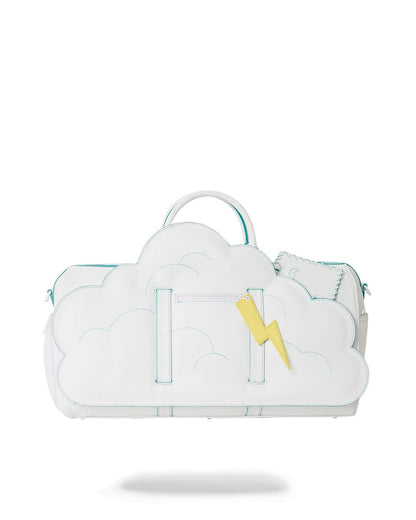 Sprayground Premium | CLOUDY WITH A CHANCE OF SHARK DUFFLE