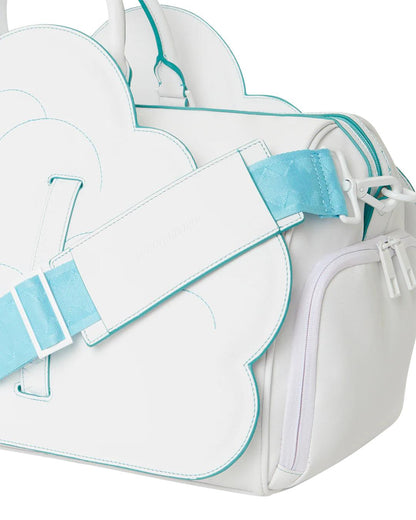 Sprayground Premium | CLOUDY WITH A CHANCE OF SHARK DUFFLE