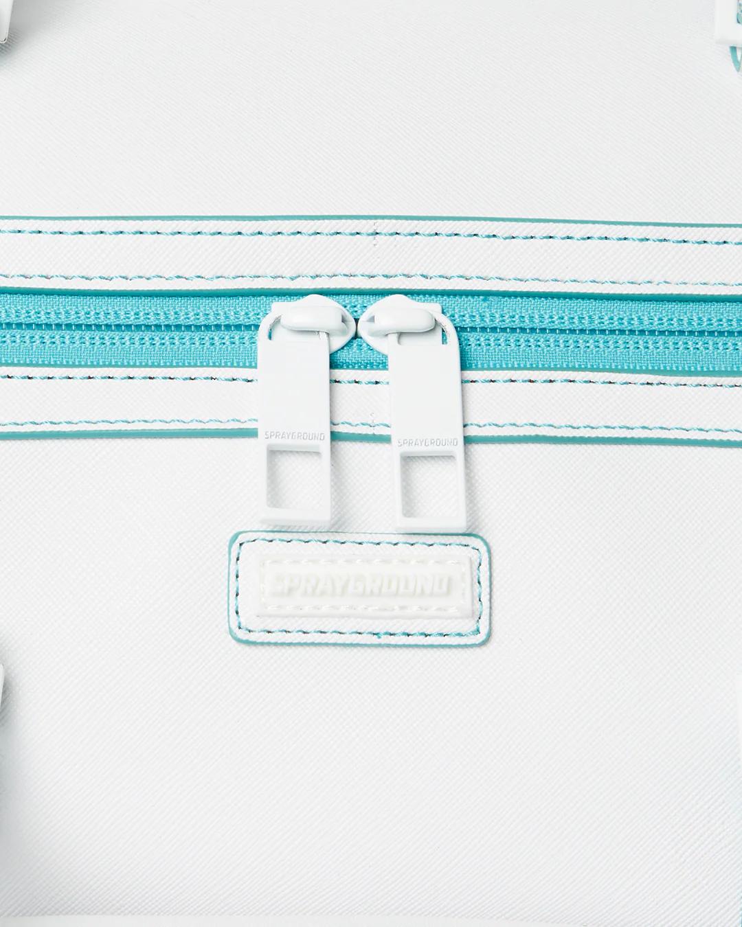 Sprayground Premium | CLOUDY WITH A CHANCE OF SHARK DUFFLE