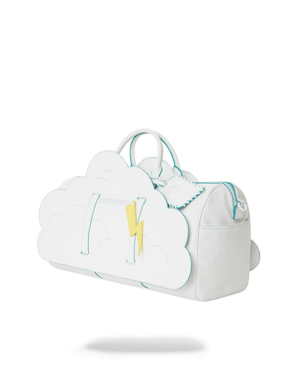 Sprayground Premium | CLOUDY WITH A CHANCE OF SHARK DUFFLE