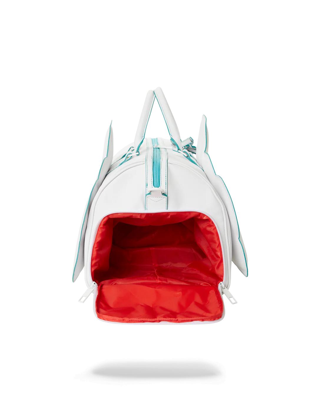 Sprayground Premium | CLOUDY WITH A CHANCE OF SHARK DUFFLE