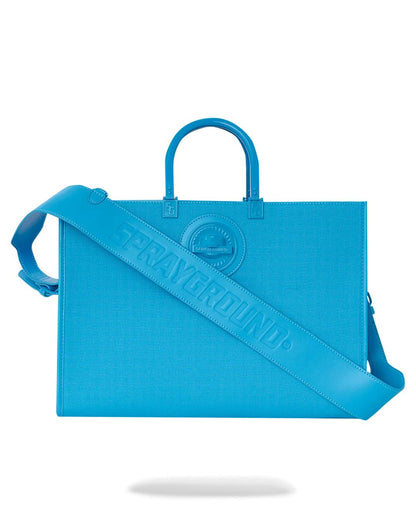 Sprayground Featured | HEAVY METAL SHARK BLUE TORTUGA TOTE